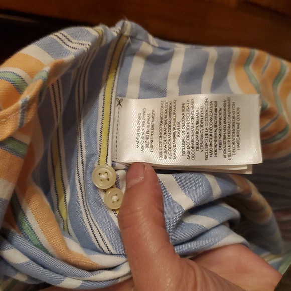 RALPH LAUREN 2XLT Striped Multicolor Men's Shirt - Picture 8 of 11